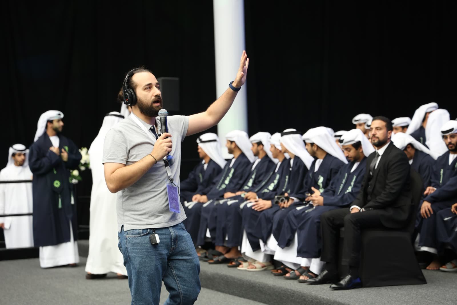 Al Dhaher Charter School Graduation 2026: Briefing the graduates before they walk